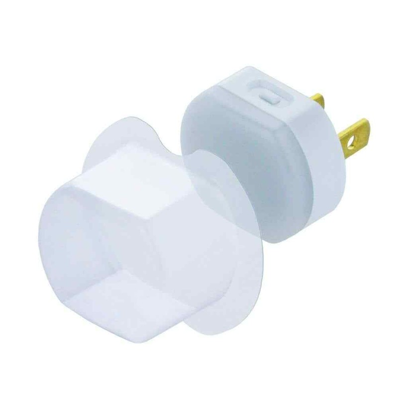 Hampton Bay 1-Gang Duplex Wall Plate with 2 Color Changing Plug Lights (3PK) - Image 5