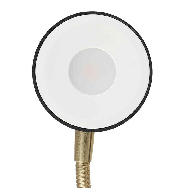 Hampton Bay 15 in. Matte Black LED Lamp with Adjustable Lamp Head - Image 7