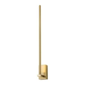 Rennnsan Rex 23.6 in. 1-Light Gold Linear Dimmable LED Wall Sconce