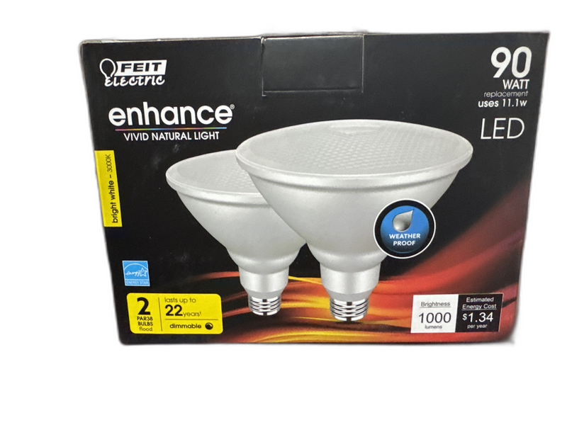Feit Electric 90-Watt Equivalent PAR38 Dimmable CEC Title 20 Outdoor 90 (2-Pack) - Image 13