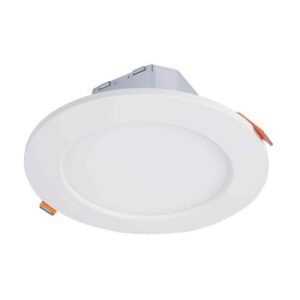 HALO CJB 6 in. Canless Downlight 900-Lumens ,5CCT,Integrated Jbox in Matte White