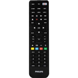Philips 4-Device Vizio Replacement Universal TV Remote Control in Black