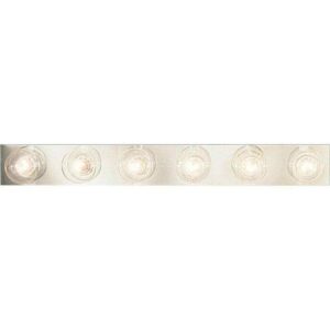 Progress Lighting Broadway Collection 6-Light Polished Chrome Bath Vanity Light