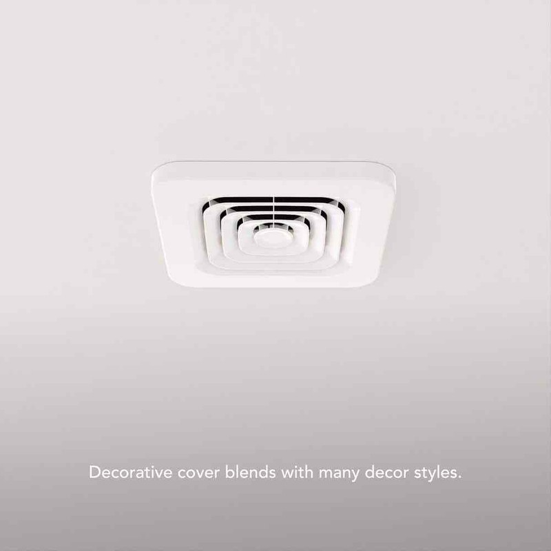 Commercial Electric 50 CFM Ceiling Bathroom Exhaust Fan, Room Side Mount ENERGY - Image 6