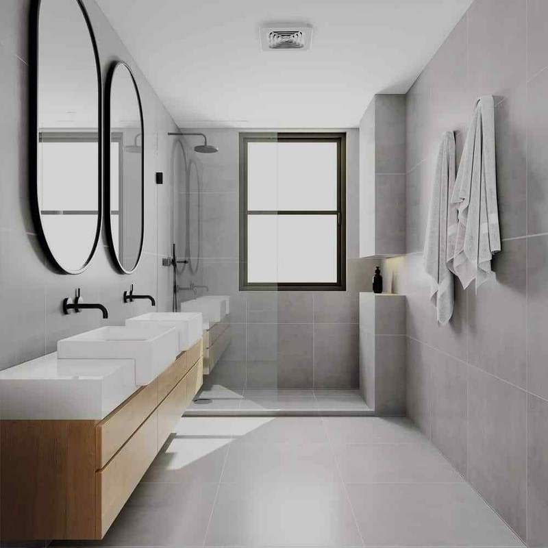 Commercial Electric 50 CFM Ceiling Bathroom Exhaust Fan, Room Side Mount ENERGY - Image 8