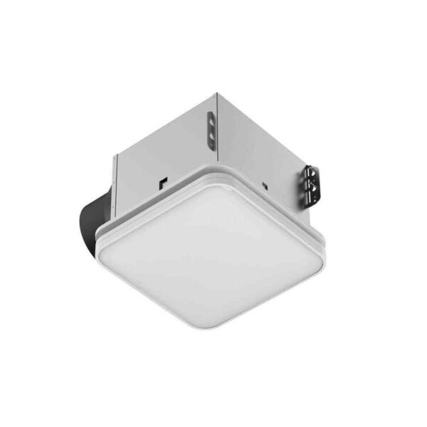 CE 80/110 CFM Square Bathroom Exhaust Fan with Night Light and Humidity Sensor