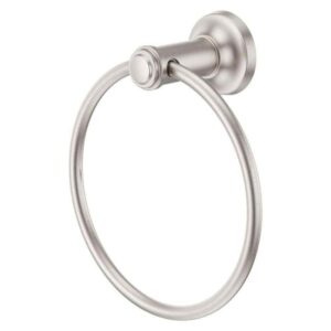Pfister Briscoe Wall Mounted Towel Ring in Spot Defense Brushed Nickel