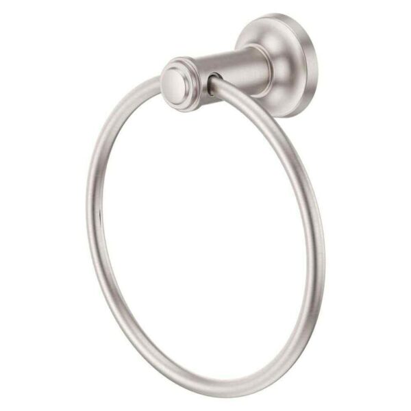 Pfister Briscoe Wall Mounted Towel Ring in Spot Defense Brushed Nickel