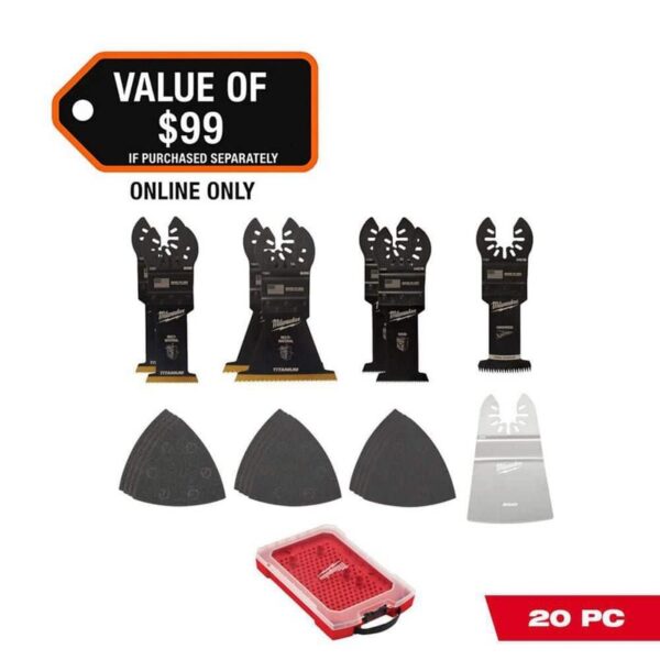 Milwaukee Oscillating Multi-Tool Blade Kit (20-Piece)