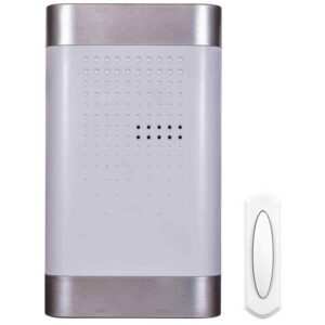 Defiant Wireless Battery Operated Doorbell Kit with Wireless Push Button