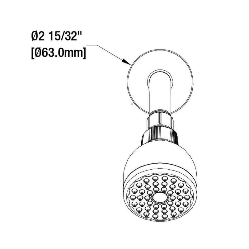 Glacier Bay Aragon 3 Handle 1-Spray Tub & Shower Faucet 1.8 GPM Chrome w/Valve - Image 11