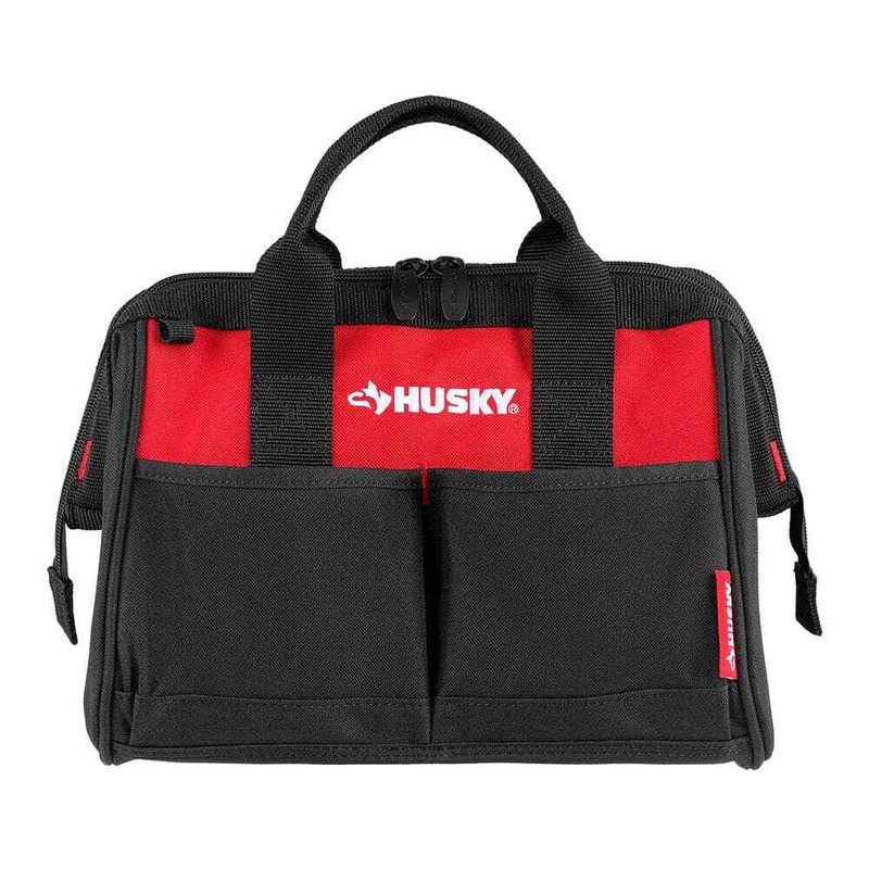 Husky 12 in 4 Pocket Zippered Tool Bag