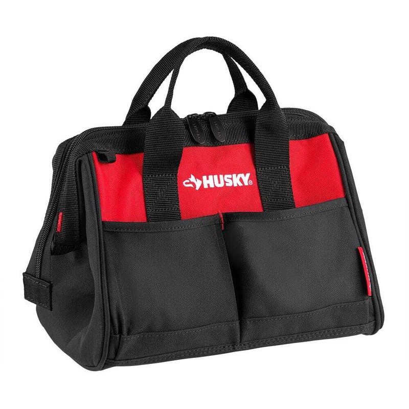 Husky 12 in 4 Pocket Zippered Tool Bag - Image 5