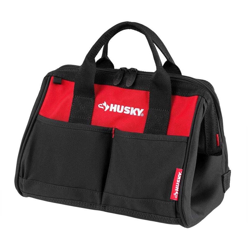 Husky 12 in 4 Pocket Zippered Tool Bag - Image 6