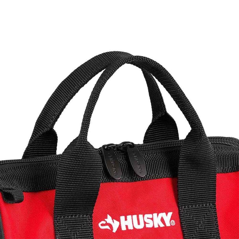 Husky 12 in 4 Pocket Zippered Tool Bag - Image 8