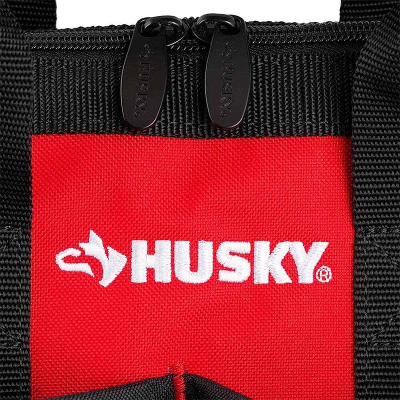 Husky 12 in 4 Pocket Zippered Tool Bag - Image 11