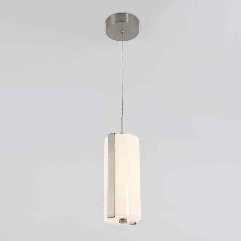 Artika Subway 12W Chrome LED Mini Pendant Light Modern Kitchen Island Fixture - Image 7