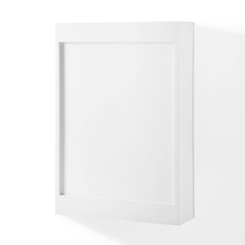 Crosley Savannah White Medicine Cabinet 18x26 Surface Mount Mirror Door - Image 4