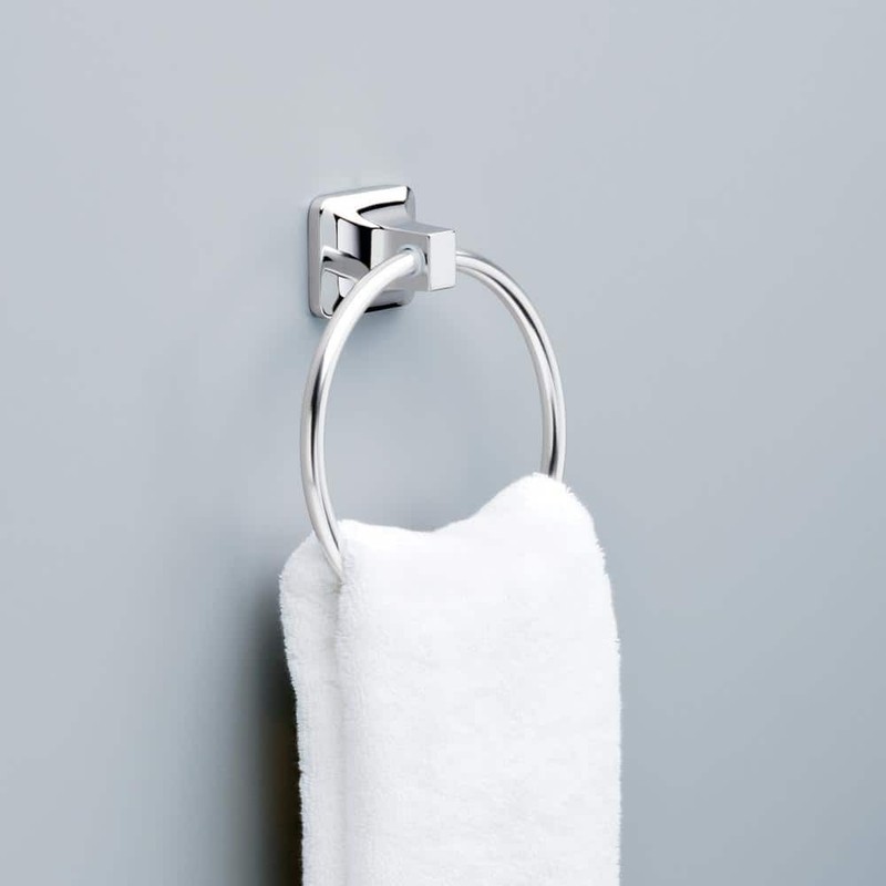 Franklin Brass Futura Towel Ring Wall Mount Polished Chrome (2-Pack) - Image 2