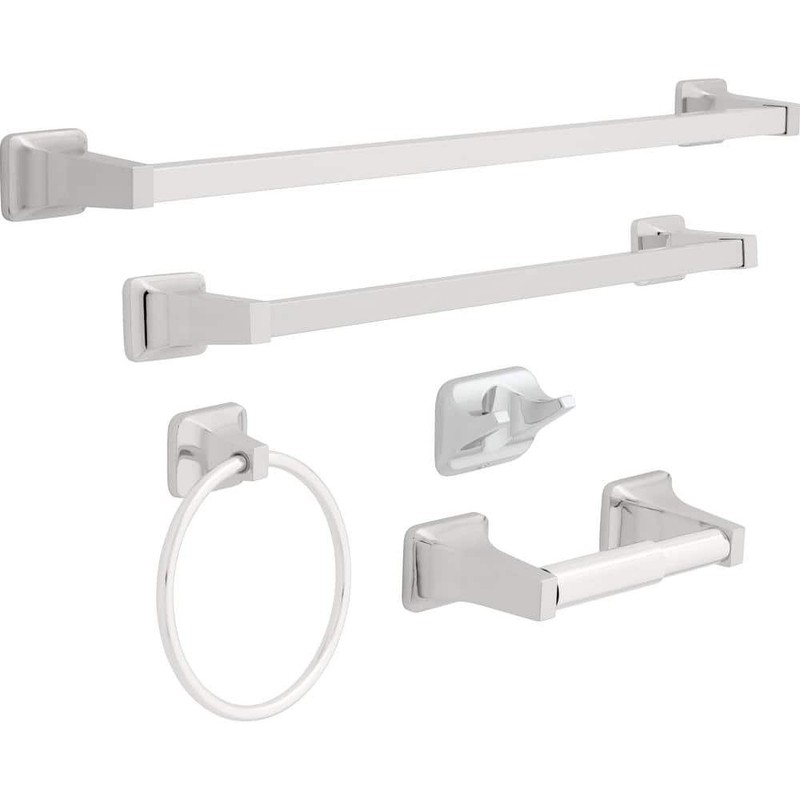 Franklin Brass Futura Towel Ring Wall Mount Polished Chrome (2-Pack) - Image 5