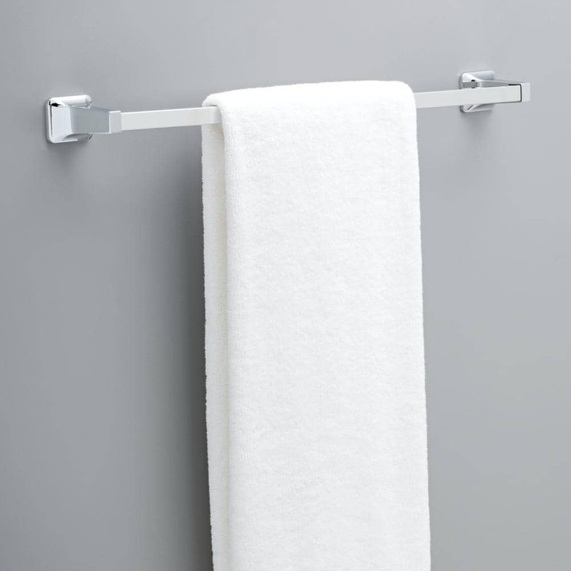 Franklin Brass Futura 24" Towel Bar Polished Chrome Wall Mount Bath 2-Pack - Image 2