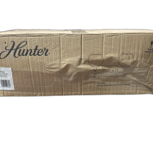 Hunter Xidane 18.25 in. 2-Light Brushed Nickel Vanity Light w/Clear Glass Shades
