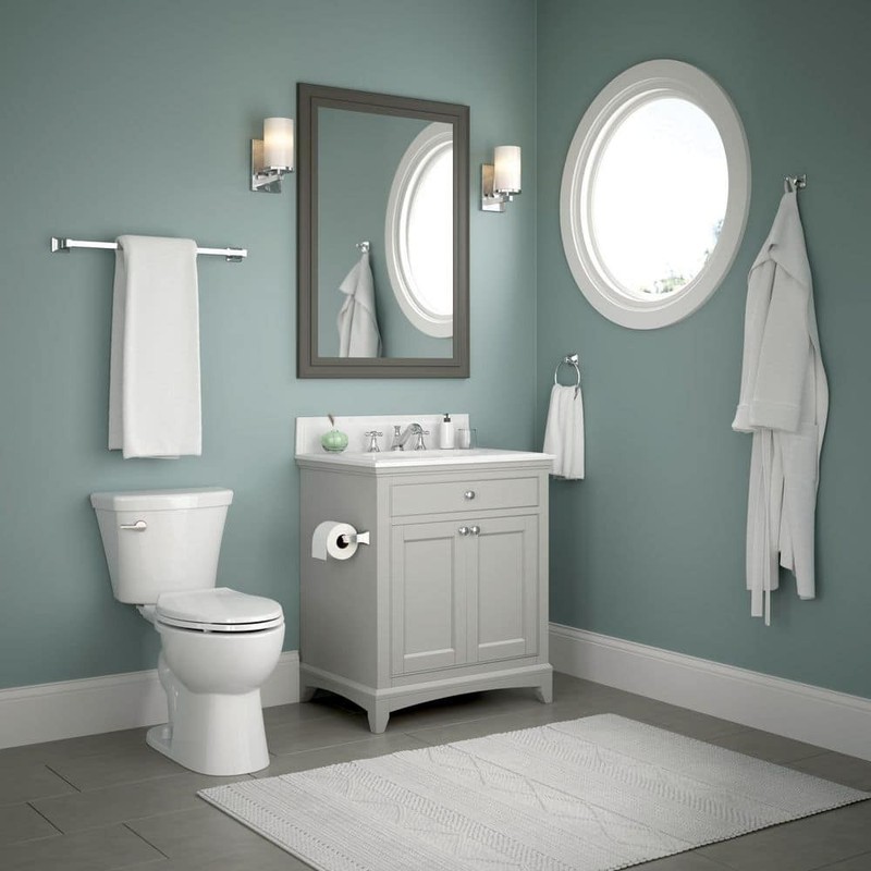 Franklin Brass Futura 24" Towel Bar Polished Chrome Wall Mount Bath 2-Pack - Image 7