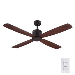 Home Decorators Collection Kitteridge 52 in. Indoor Medium Wood Tone Ceiling Fan