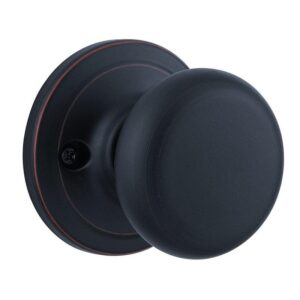 Kwikset Juno Venetian Bronze Half-Dummy Door Knob