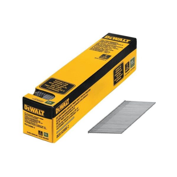 DEWALT 2 in. x 15-Gauge Hot Galvanized Angled Nails (2000 Pieces)