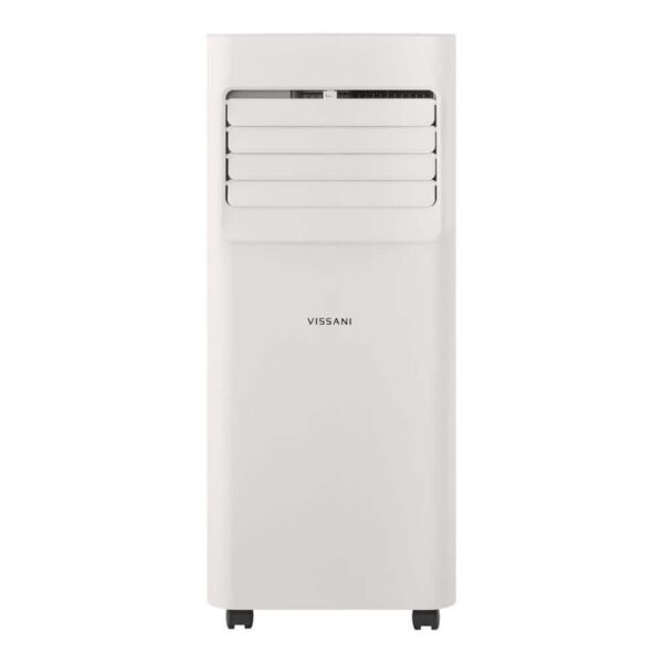 Vissani 5,000 BTU 3-in-1 Portable AC, White, Cools 150 sq. ft., Dehumidifier