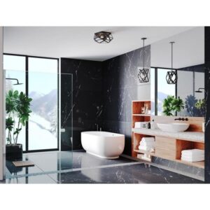 Progress Lighting Saucedo Collection 1-Light Architectural Bronze Modern Pendant
