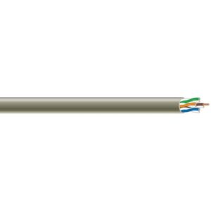 Southwire 500 ft. Gray 24/4 Solid CU CAT5e CMR (Riser) Data Cable