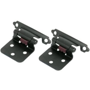 Laurey No Inset Oil Rubbed Bronze Self-Closing Hinge (6-Pair)