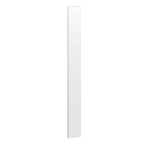 Mill's Pride Richmond Verona White Shaker Kitchen Cabinet Filler Strip 3x36 in