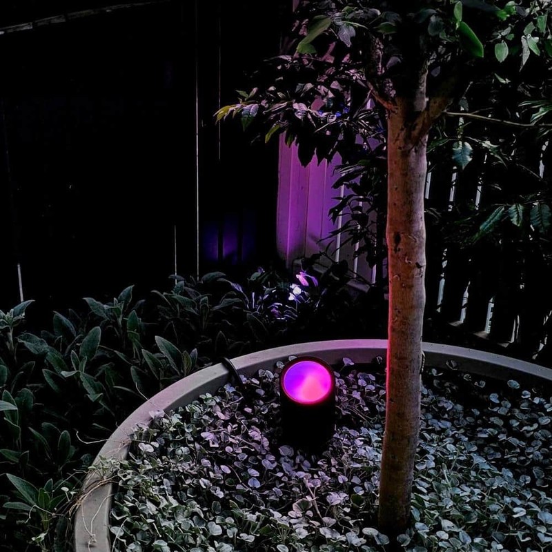 LIFX Low Voltage 1600 Lumens Black RGB Integrated LED Wi-Fi Landscape Spotlight - Image 3