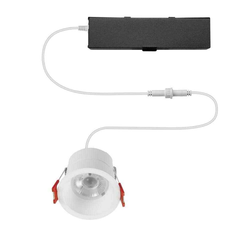 CE Trimless Integrated LED 4 in Round Canless Recessed Light, White Soft White - Image 4