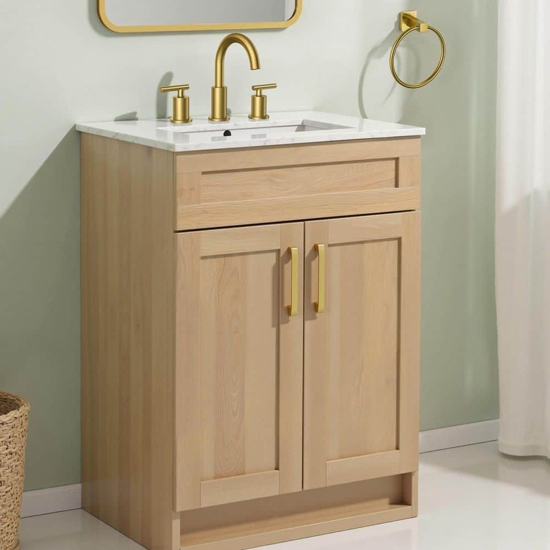 FORIOUS Bathroom Towel Ring Wall Mounted In Gold - Image 4