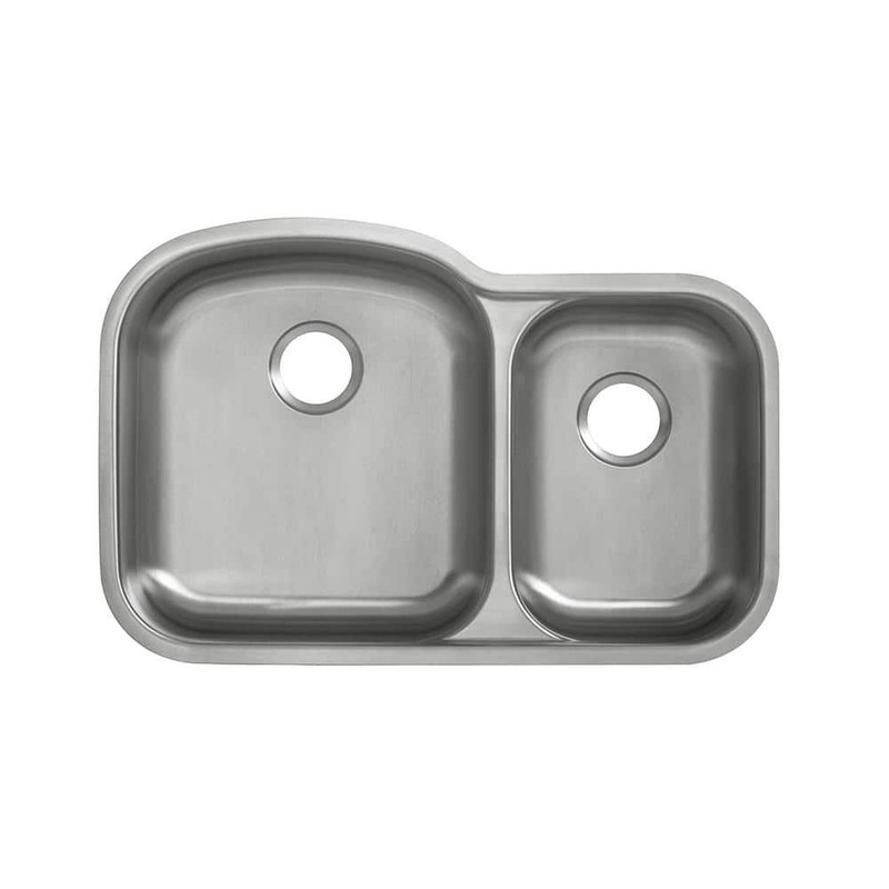 Swiss Madison 32" x 21" Stainless Steel, Dual Basin, Undermount Kitchen Sink - Image 7