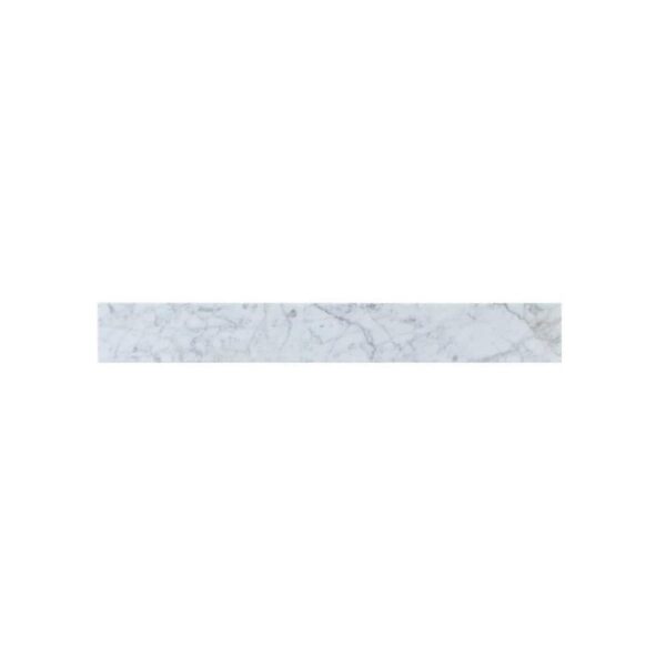 Timeless Home 30 in. W Marble Vanity Backsplash in Carrara White
