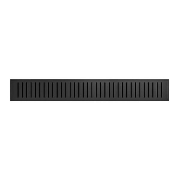 Swiss Madison Voltaire 24 in. Stainless Steel Linear Shower Drain in Matte Black