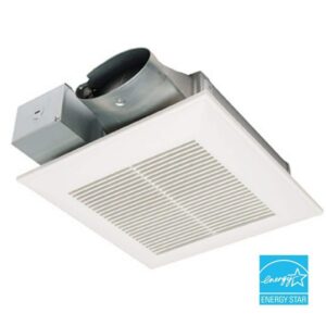 Panasonic WhisperValue DC Exhaust Fan 50/80/100 CFM Low Profile w/ Sensor