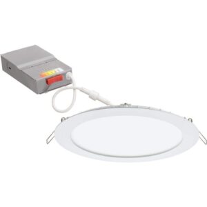 Juno 8in Selectable CCT Ultra Slim Canless Integrated LED Recessed Light Trim