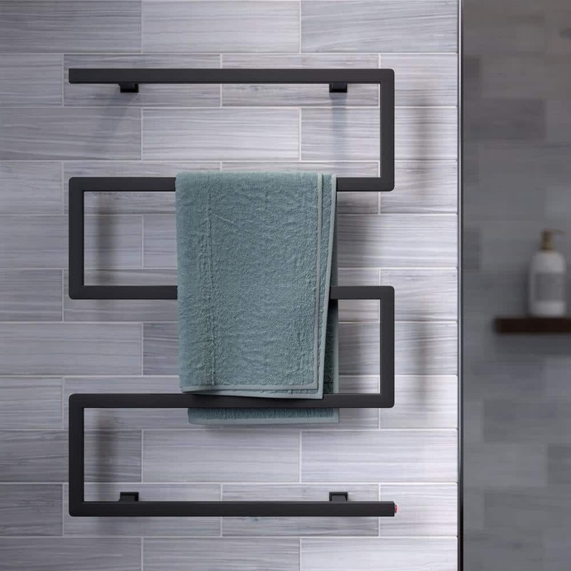 Swiss Madison Voltaire 5-Bar Electric Towel Warmer in Matte Black - Image 2