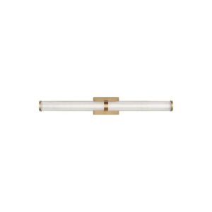 Generation Lighting Syden 36 in. 1-Light Large Satin Brass LED Vanity Light