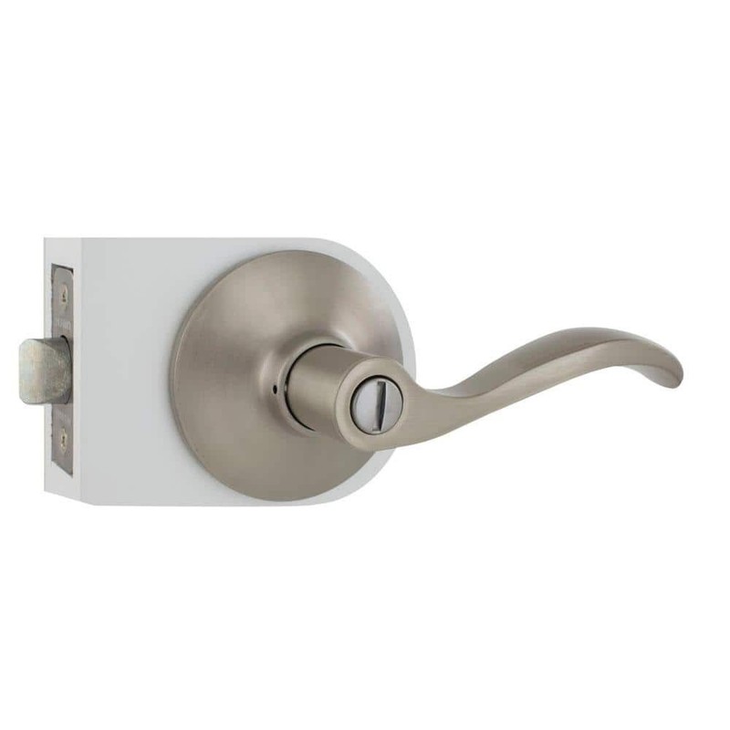 Defiant Naples Satin Nickel Bed/Bath Door Lever - Image 4