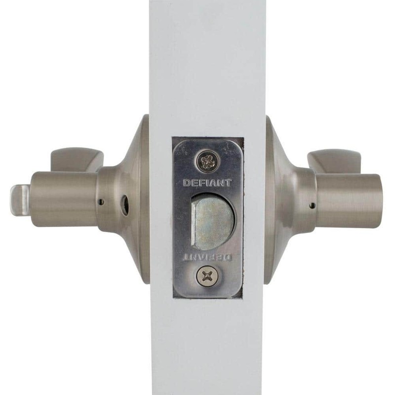 Defiant Naples Satin Nickel Bed/Bath Door Lever - Image 5