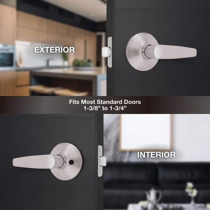 Defiant Olympic Stainless Steel Hall/Closet Door Lever - Image 2