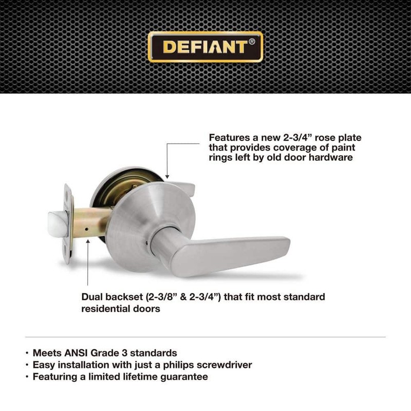 Defiant Olympic Stainless Steel Hall/Closet Door Lever - Image 3