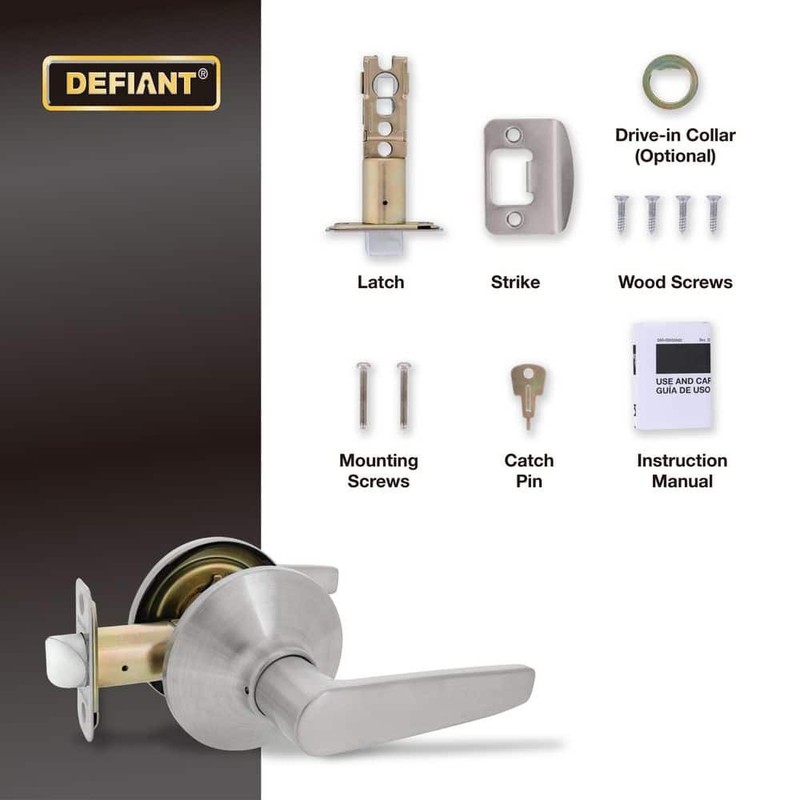 Defiant Olympic Stainless Steel Hall/Closet Door Lever - Image 4